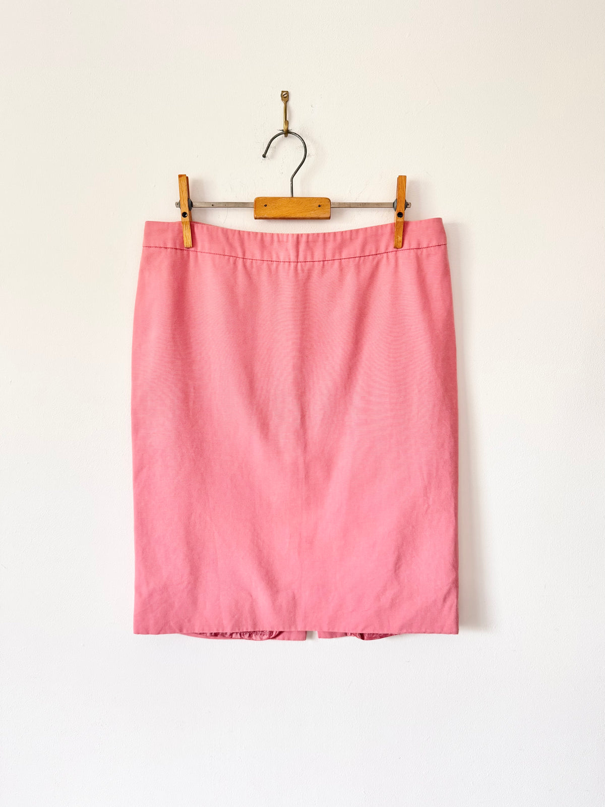 Valentino Vintage Roma Cotton Pencil Skirt