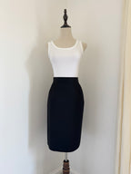 Gianni Versace Couture Linen Pencil Skirt