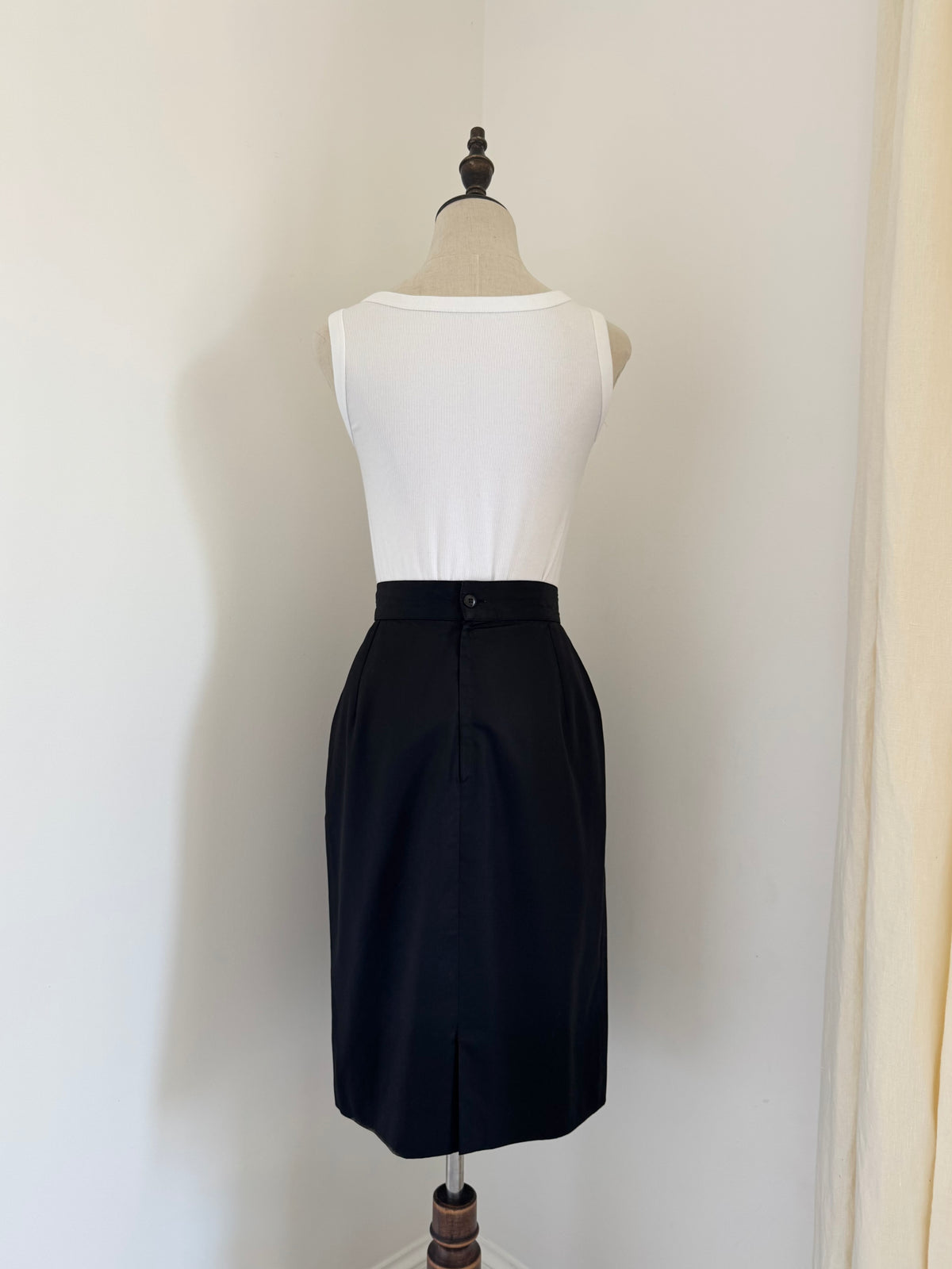 Gianni Versace Couture Linen Pencil Skirt