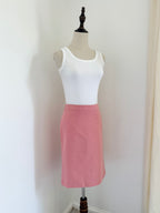 Valentino Vintage Roma Cotton Pencil Skirt