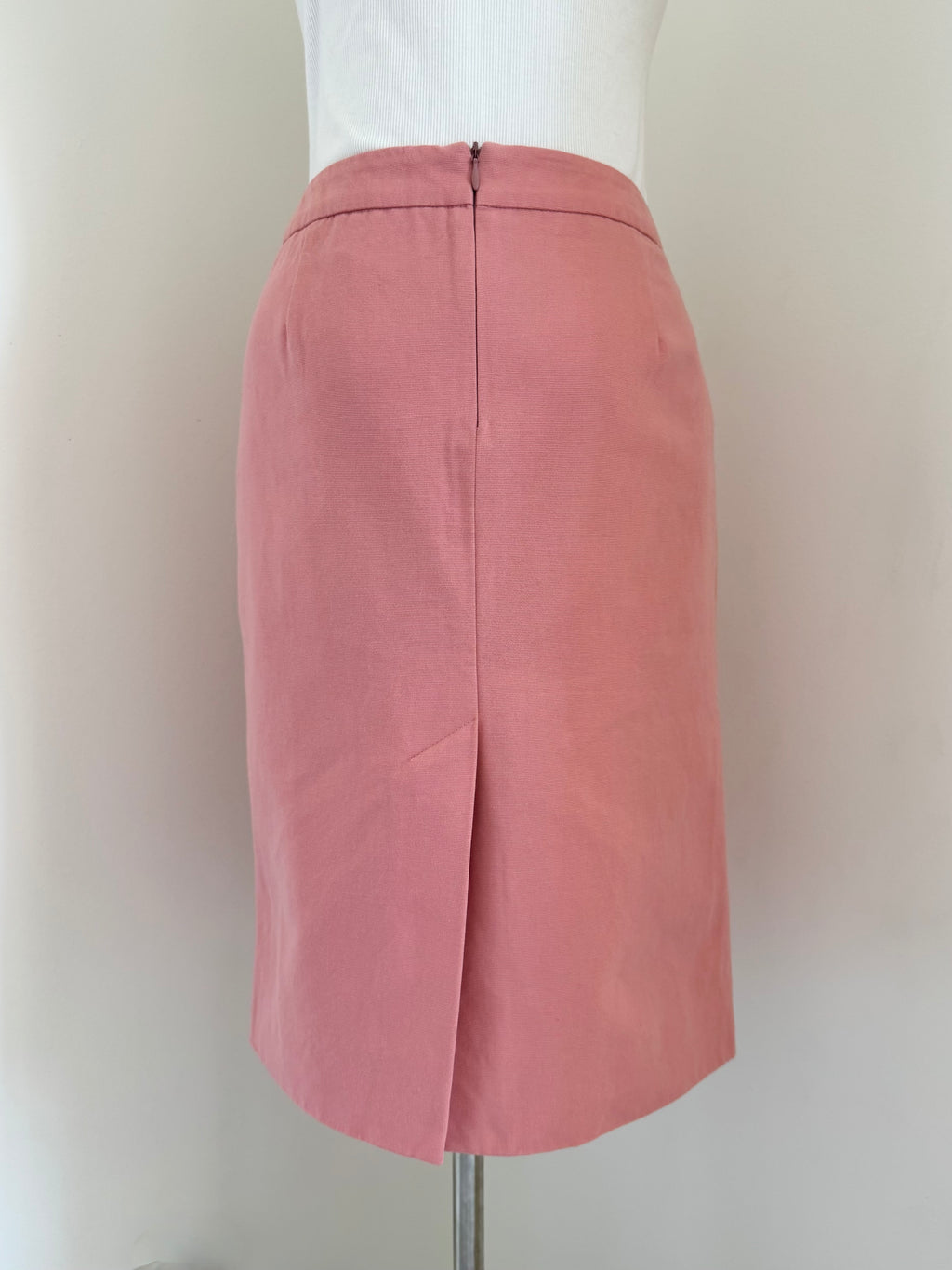 Valentino Vintage Roma Cotton Pencil Skirt