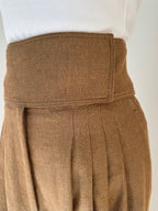 2019 Burberry by Riccardo Tisci Runway Linen-Blend Trousers