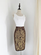 1988 Gianfranco Ferré Autumn/Winter Brocade Skirt