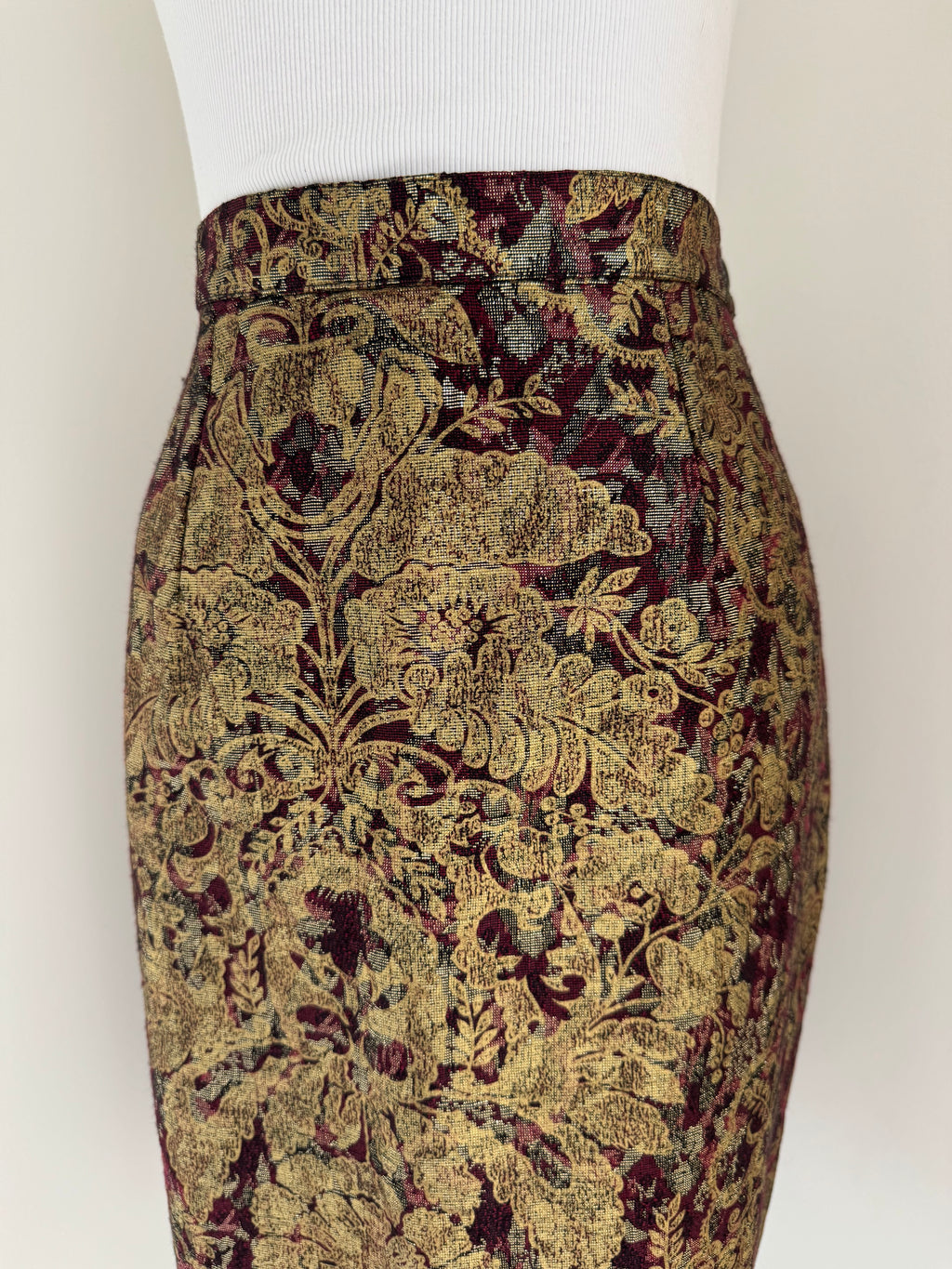 1988 Gianfranco Ferré Autumn/Winter Brocade Skirt