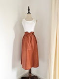 Escada Leather Skirt