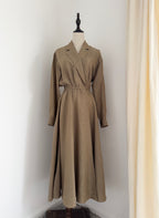 1992 Donna Karan Resort Linen & Silk Dress