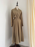 1992 Donna Karan Resort Linen & Silk Dress