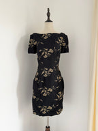 Bruce Oldfield Wool and Silk Matelassé Dress