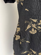 Bruce Oldfield Wool and Silk Matelassé Dress