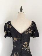 Bruce Oldfield Wool and Silk Matelassé Dress