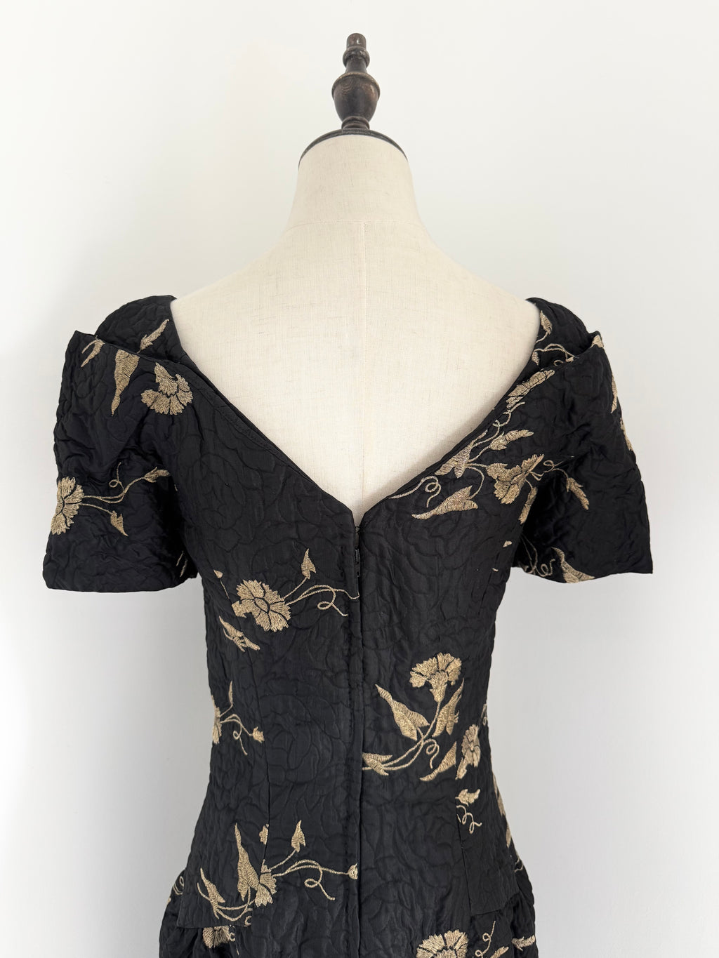 Bruce Oldfield Wool and Silk Matelassé Dress