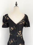 Bruce Oldfield Wool and Silk Matelassé Dress