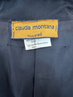 1986 Claude Montana Pour Gibo Spring Runway Tailored Coat