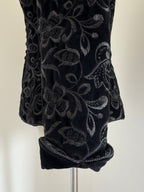 1989 Caroline Charles Documented Velvet Evening Jacket
