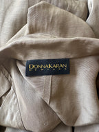 1992 Donna Karan Resort Linen & Silk Dress