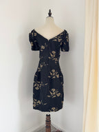Bruce Oldfield Wool and Silk Matelassé Dress