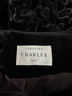 1989 Caroline Charles Documented Velvet Evening Jacket