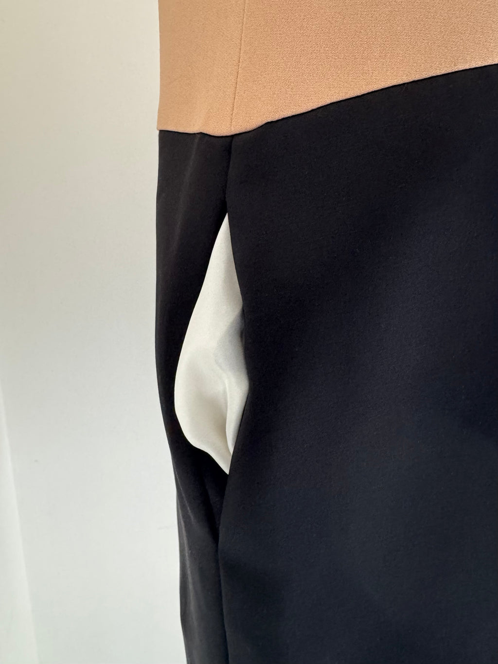 Céline by Phoebe Philo Two-Tone Shift Dress