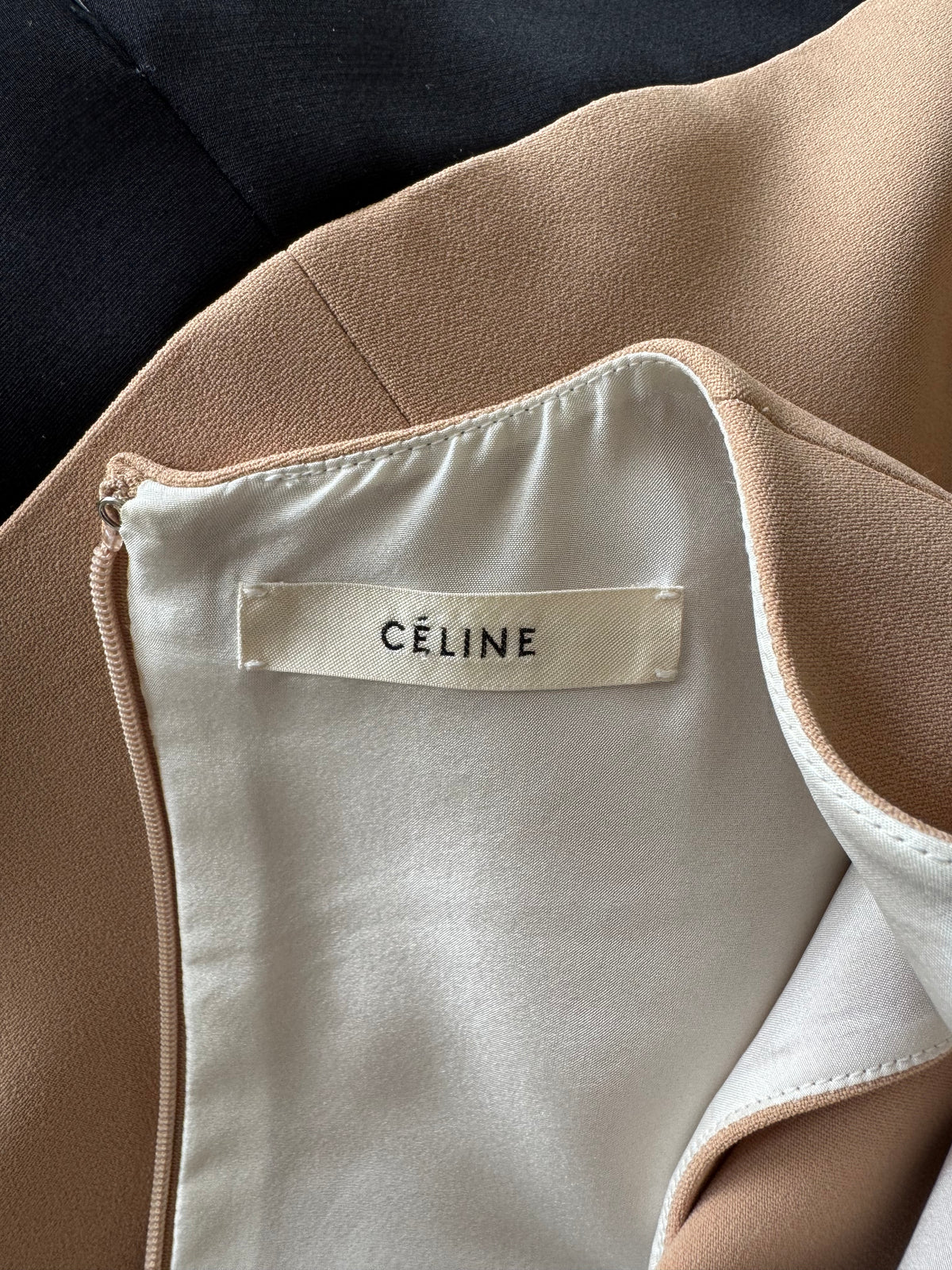 Céline by Phoebe Philo Two-Tone Shift Dress