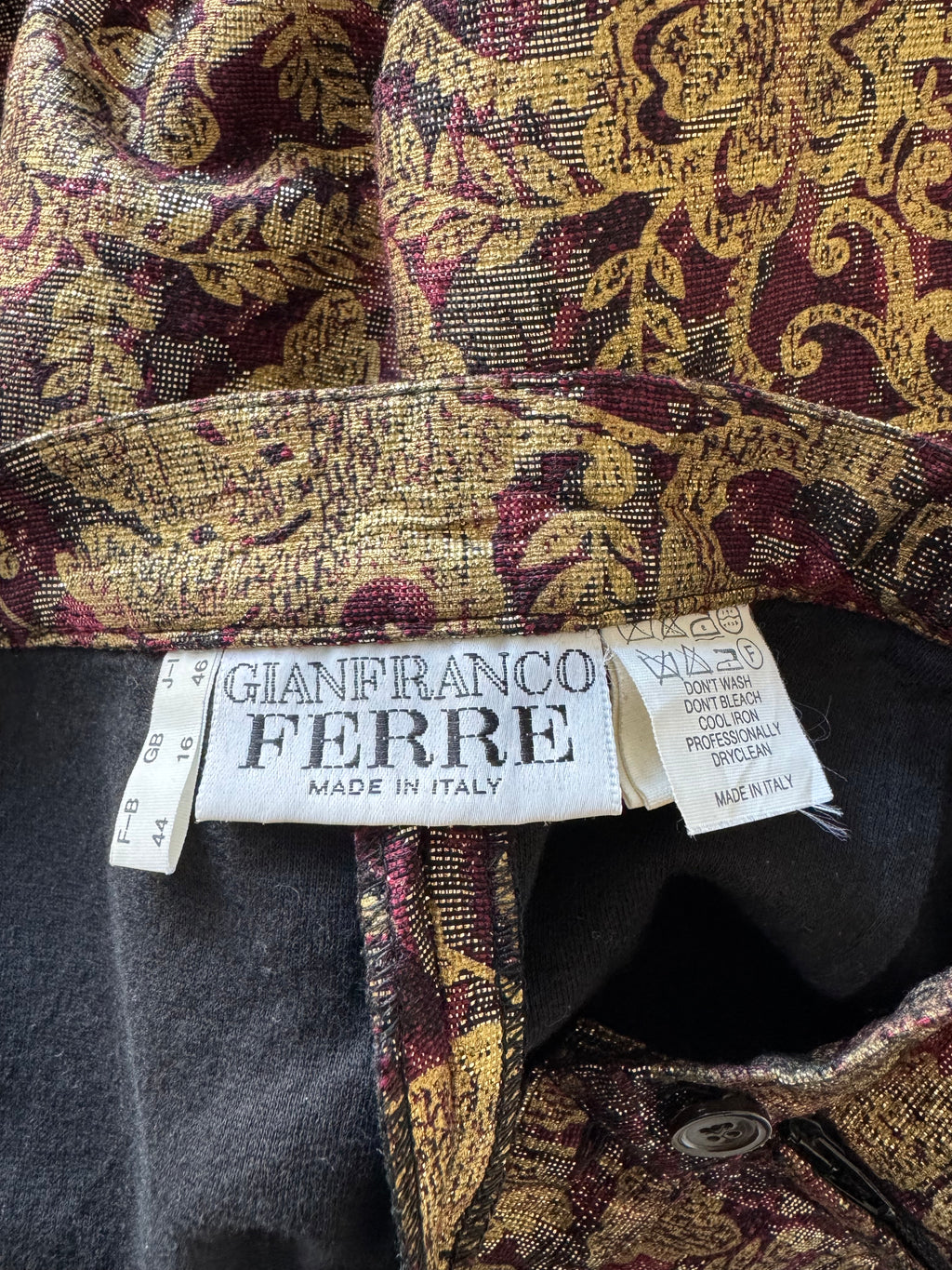 1988 Gianfranco Ferré Autumn/Winter Brocade Skirt