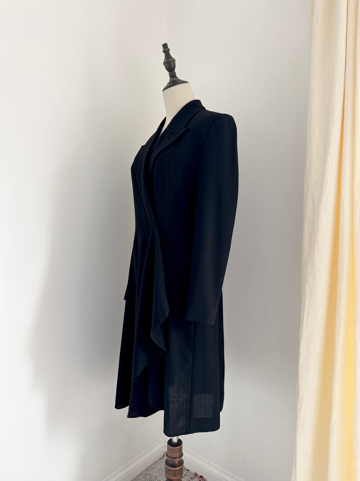 Jasper Conran Wool Crepe Coat Dress