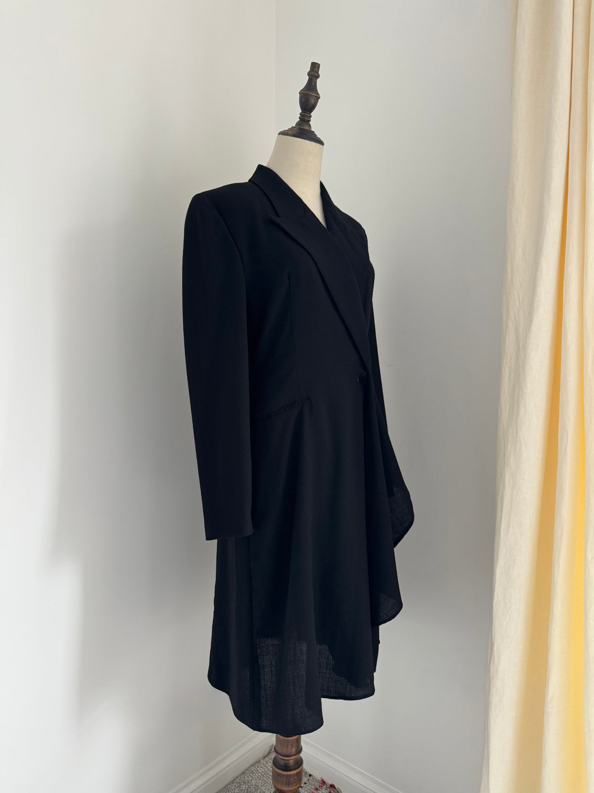 Jasper Conran Wool Crepe Coat Dress