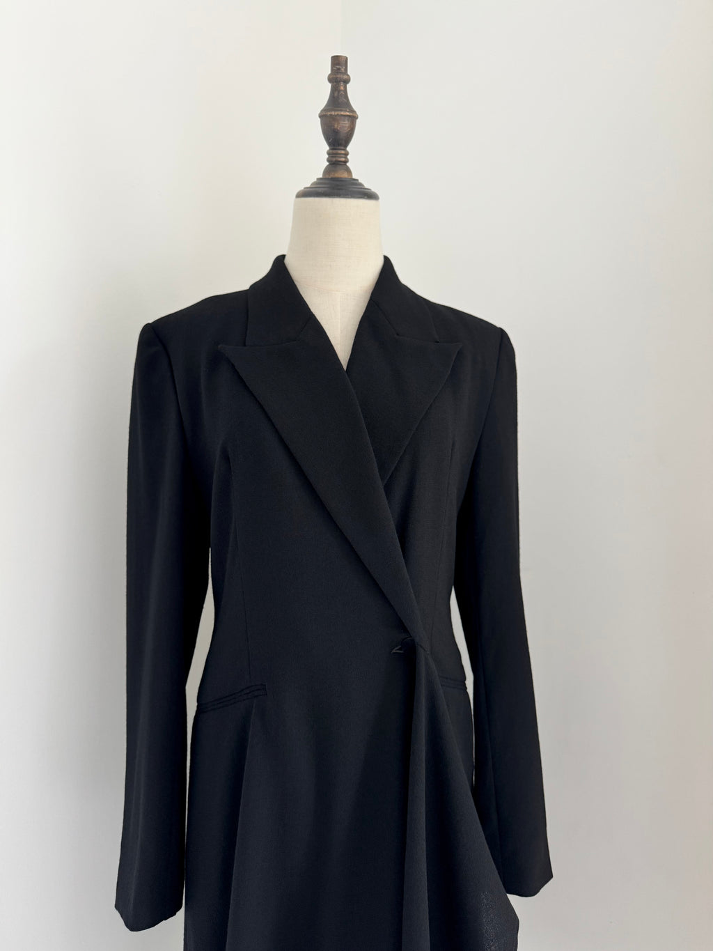 Jasper Conran Wool Crepe Coat Dress