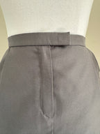 Miu Miu Grey Cotton-Blend Pencil Skirt
