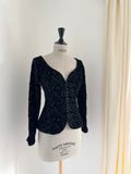 1989 Caroline Charles Documented Velvet Evening Jacket