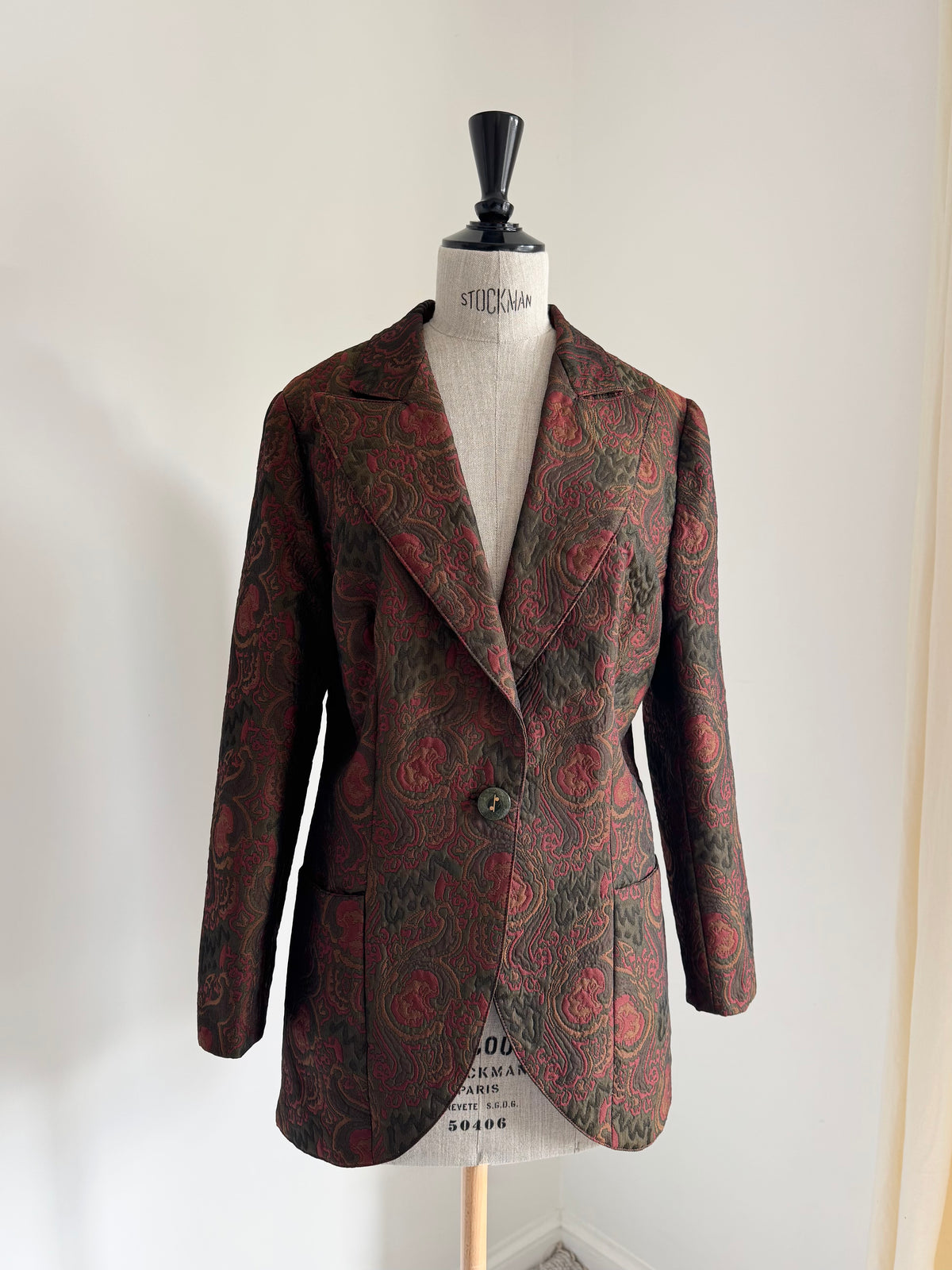 Basile Tailor-Made Paisley Brocade Blazer