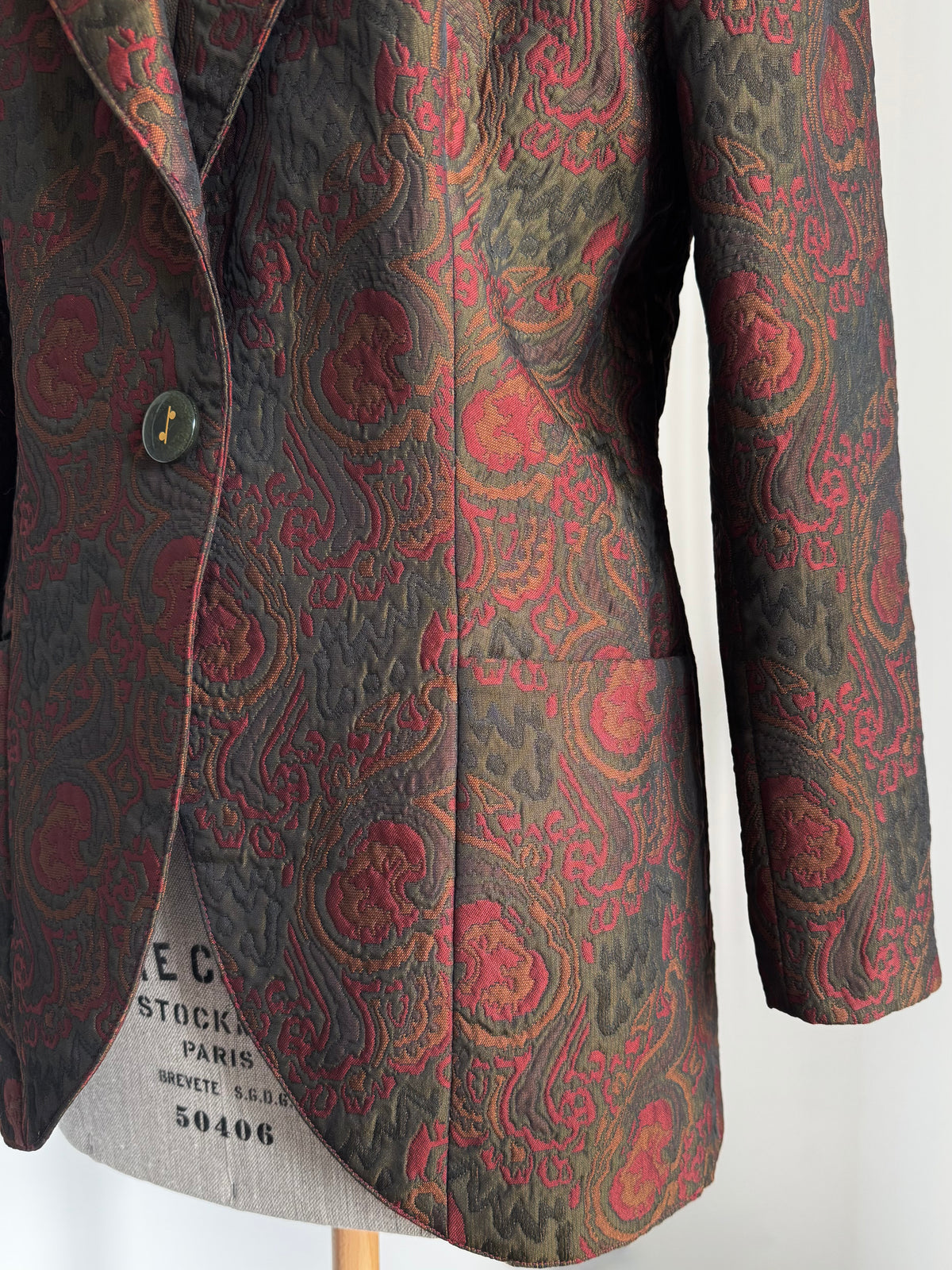 Basile Tailor-Made Paisley Brocade Blazer