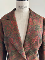 Basile Tailor-Made Paisley Brocade Blazer