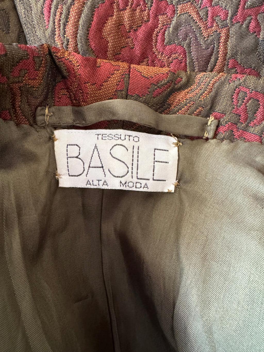 Basile Tailor-Made Paisley Brocade Blazer