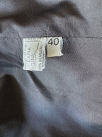 Basile Grey Wool Double-Breasted Blazer