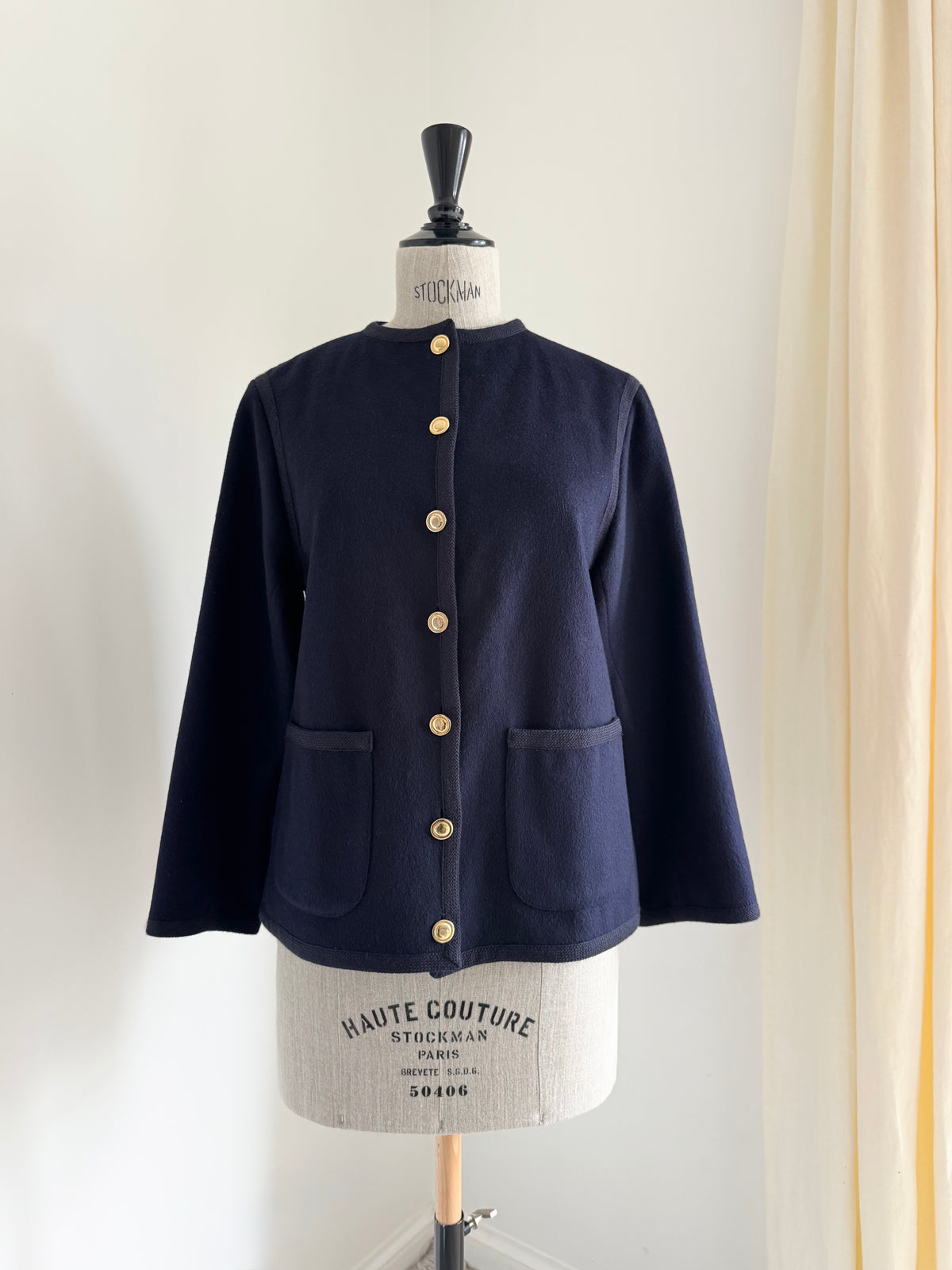 Saint Laurent Rive Gauche Wool Jacket, 1980s