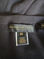 Donna Karan 1990s Black Knit Maxi Skirt