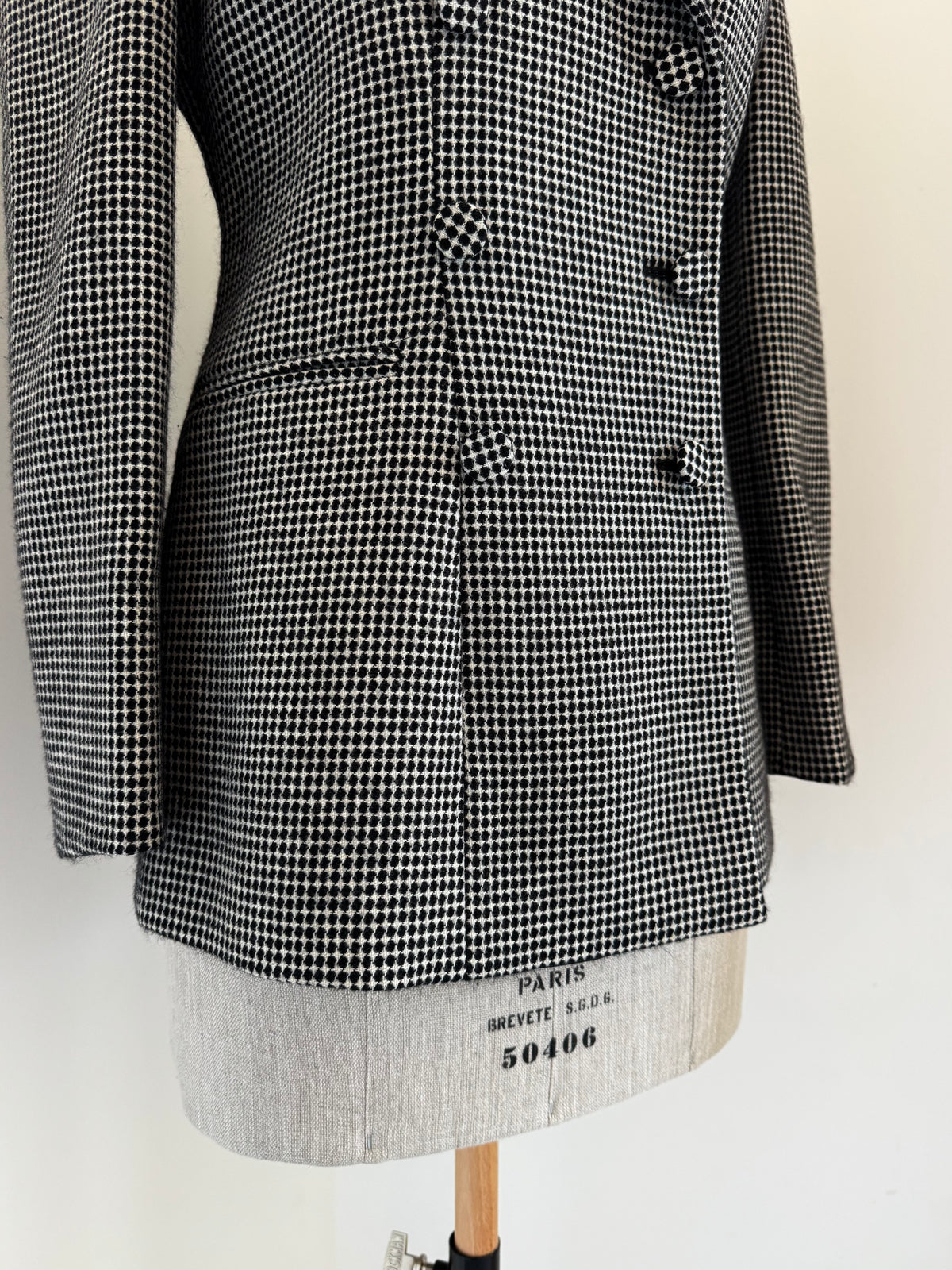 Giorgio Armani Check Cashmere Blazer