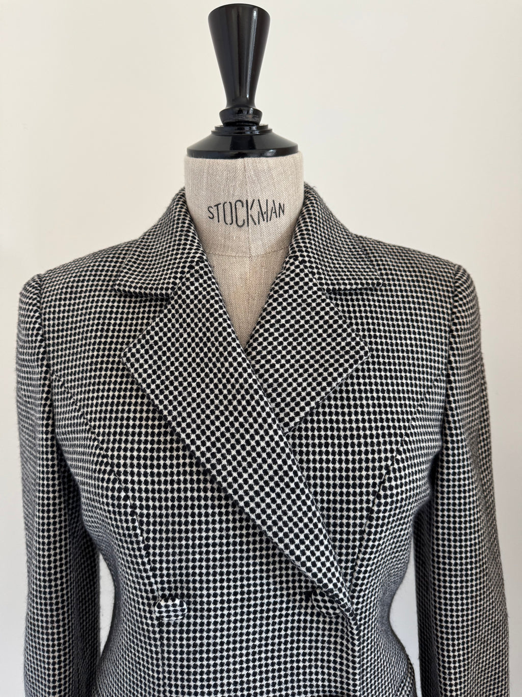 Giorgio Armani Check Cashmere Blazer
