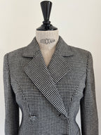 Giorgio Armani Check Cashmere Blazer