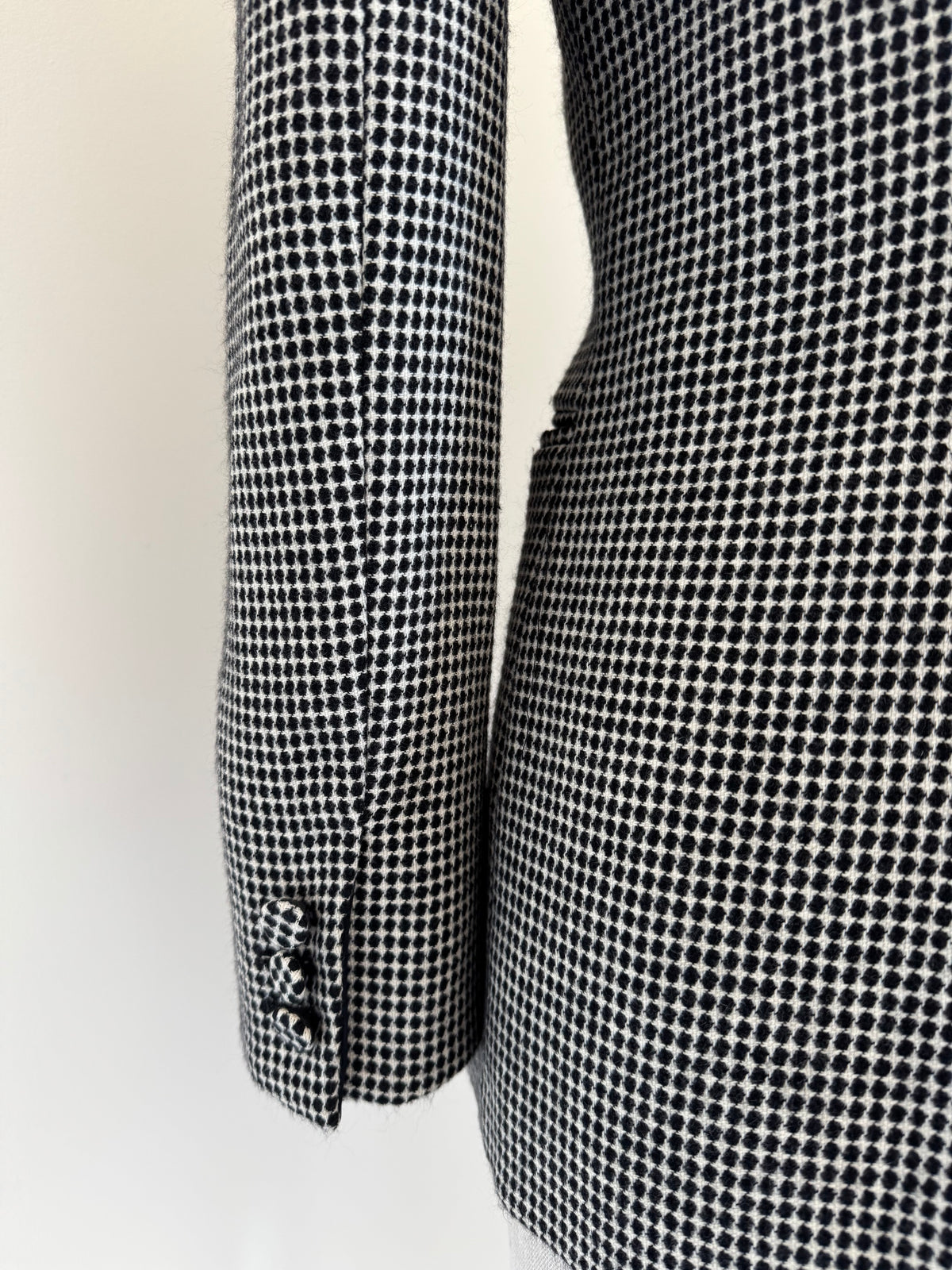 Giorgio Armani Check Cashmere Blazer