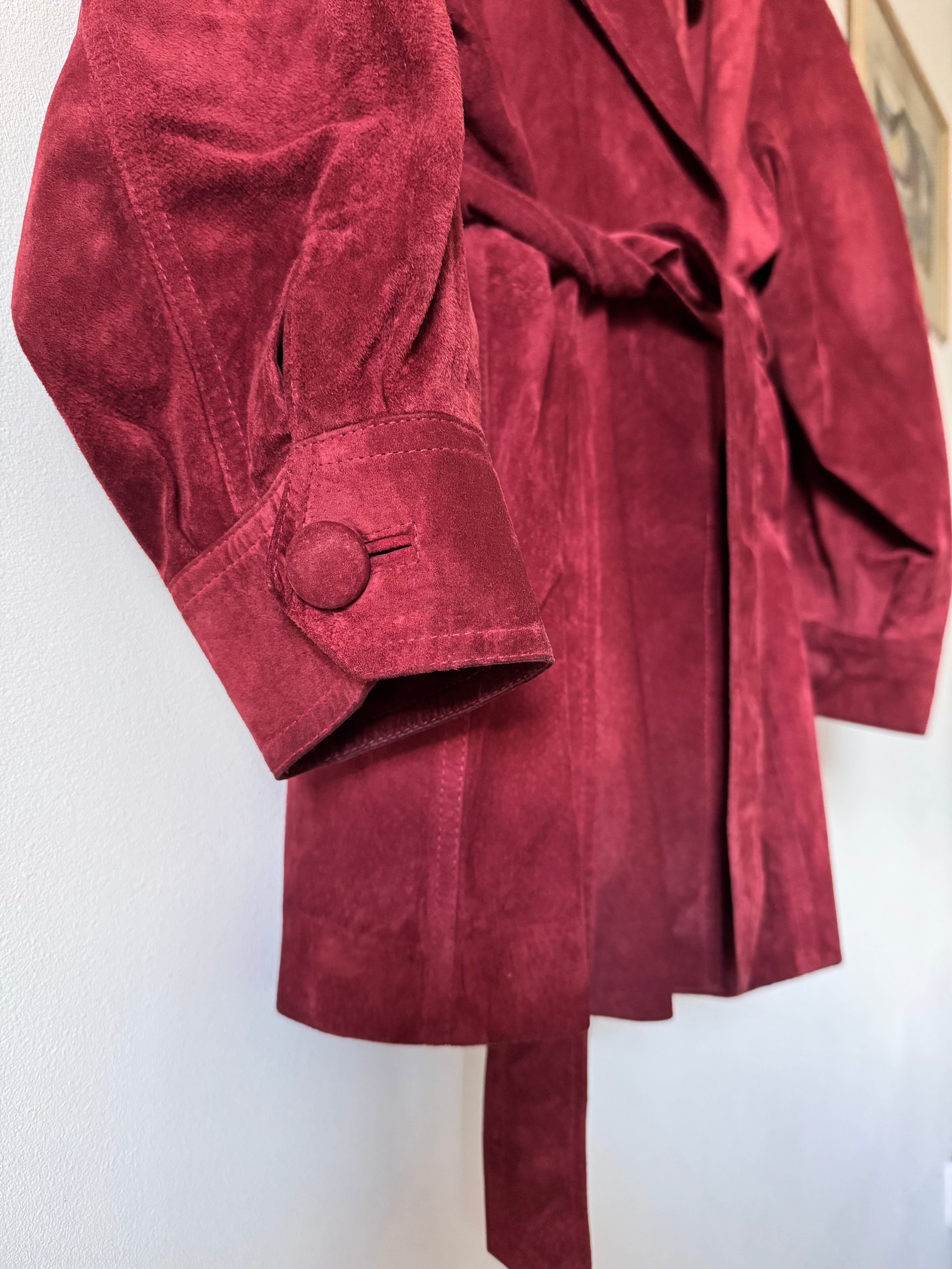 Vintage Belted Janet Ibbotson Suede Jacket