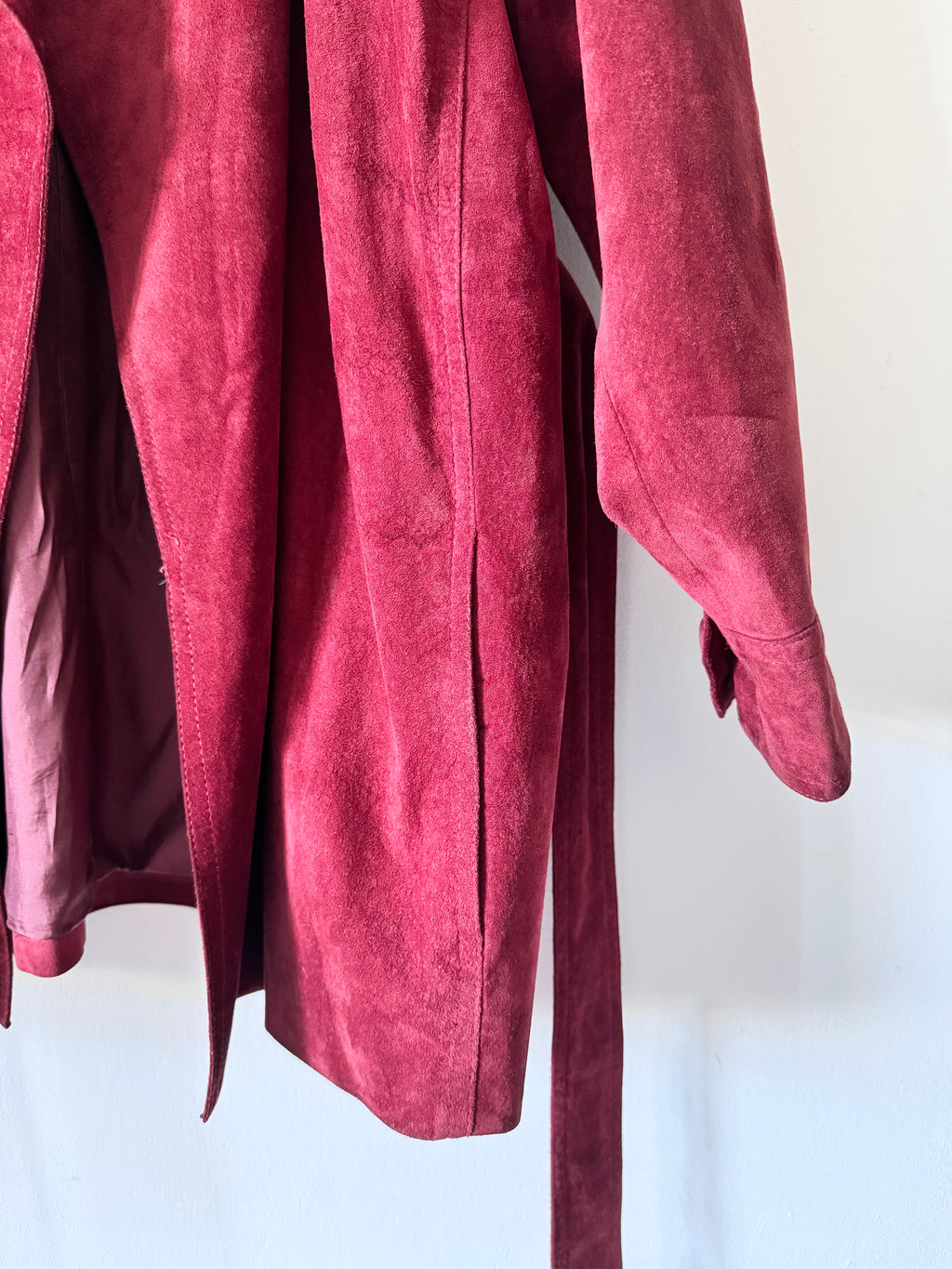 Vintage Belted Janet Ibbotson Suede Jacket