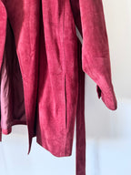 Vintage Belted Janet Ibbotson Suede Jacket
