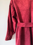 Vintage Belted Janet Ibbotson Suede Jacket