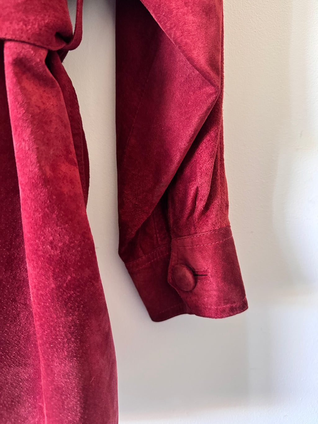 Vintage Belted Janet Ibbotson Suede Jacket