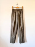 Trussardi Vintage Leather Trousers