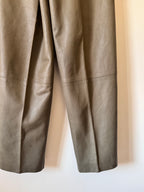Trussardi Vintage Leather Trousers