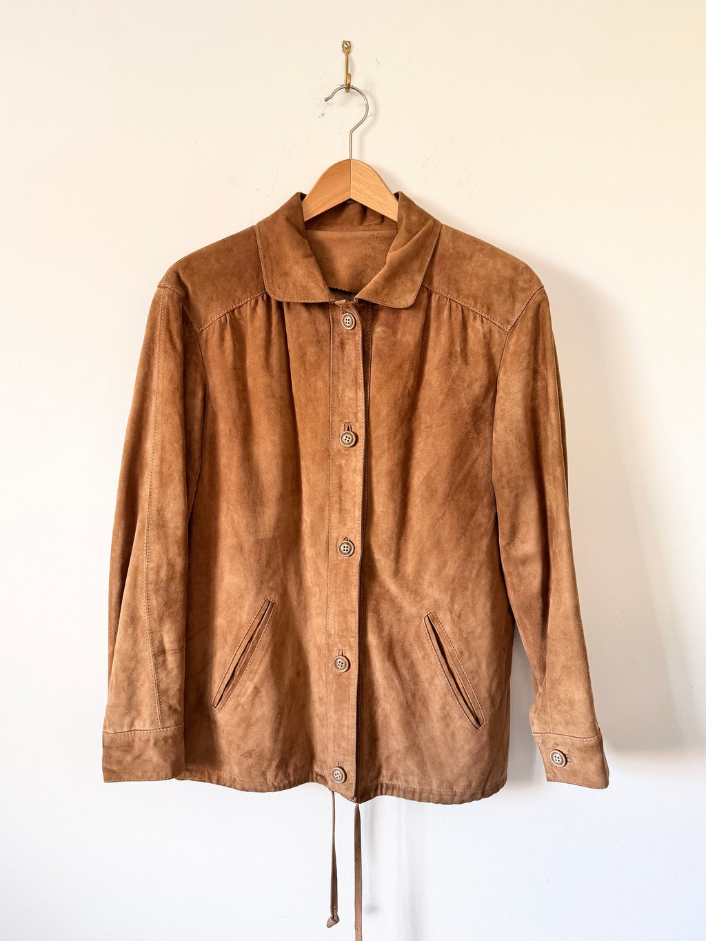 Vintage Suede Shirt Jacket