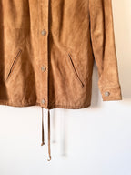 Vintage Suede Shirt Jacket