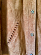 Vintage Suede Shirt Jacket